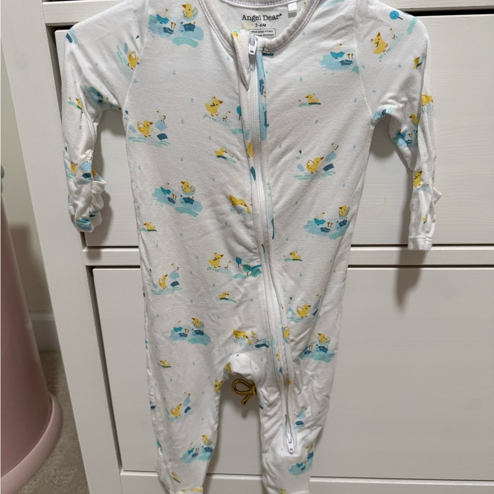 Angel Dear Duckling Bamboo Footie